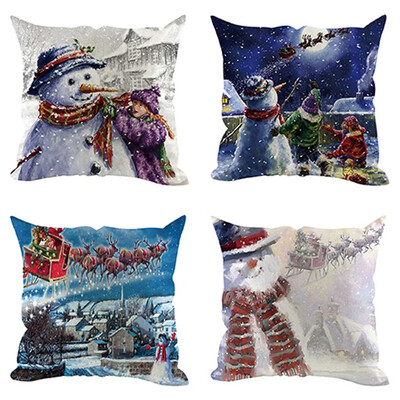 Siaonvr 4Pcs Christmas Pillow Cover Pillowcases Decorative Sofa Cushion Cover Decoration
Siaonvr 4Pcs Christmas Pillow Cover Pillowcases Decorative Sofa Cushion Cover Decoration