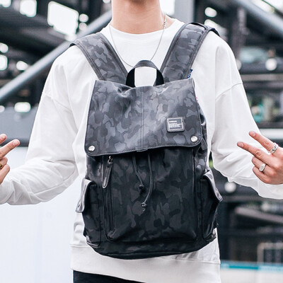 Ai Biao Mens Shoulder Bag Korean Backpack Mens Leisure Travel Bag Camouflage Junior High School StudentsSchool Bag Men
Ai Biao Mens Shoulder Bag Korean Backpack Mens Leisure Travel Bag Camouflage Junior High School StudentsSchool Bag Men
