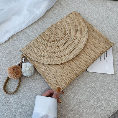 Mesh red hollow straw package oblique Bag insrattan package beach holiday package round one-shoulder Bag Girl
Mesh red hollow straw package oblique Bag insrattan package beach holiday package round one-shoulder Bag Girl