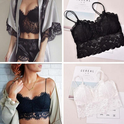 2018 Women&39s Sleeveless Lace Vest Crochet Tank Tops Strapless Bralette Bra Cami Crop Top
2018 Women&39s Sleeveless Lace Vest Crochet Tank Tops Strapless Bralette Bra Cami Crop Top