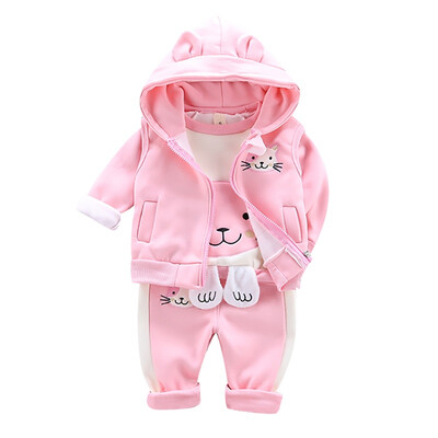 Fashion Cute Newborn Baby Boy Girl Clothes Long Sleeve Cartoon T-shirtHoodie Vest SweatshirtPants 3pcs Cotton Baby Casual Set
Fashion Cute Newborn Baby Boy Girl Clothes Long Sleeve Cartoon T-shirtHoodie Vest SweatshirtPants 3pcs Cotton Baby Casual Set