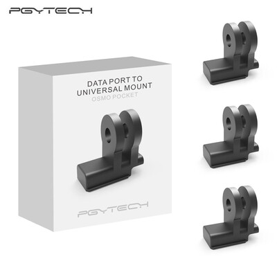 3pcsset PGYTECH P-18C-031 OSMO Pocket Data Port to Universal Mount for DJI OSMO Pocket Handheld Gimbal Expansion Accessories
3pcsset PGYTECH P-18C-031 OSMO Pocket Data Port to Universal Mount for DJI OSMO Pocket Handheld Gimbal Expansion Accessories