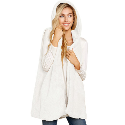 Toponeto Women Lady Faux Fur Solid Hoodie Sleeveless Warm Vest Waistcoat Outwear Tops
Toponeto Women Lady Faux Fur Solid Hoodie Sleeveless Warm Vest Waistcoat Outwear Tops