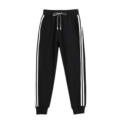 Autumn parallel bar sports pants womens slim cotton Leggings show thin casual thin 9-point pants
Autumn parallel bar sports pants womens slim cotton Leggings show thin casual thin 9-point pants