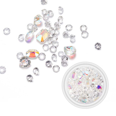Toponeto Nail Art Irregular Ore Color Stone DIY Nail Sticker Rhinestone Black Jewelry Box
Toponeto Nail Art Irregular Ore Color Stone DIY Nail Sticker Rhinestone Black Jewelry Box