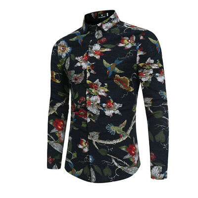 SUNSIOM Mens Floral Casual Formal Shirt Long Sleeve Slim Fit Business Dress Shirts Tops
SUNSIOM Mens Floral Casual Formal Shirt Long Sleeve Slim Fit Business Dress Shirts Tops