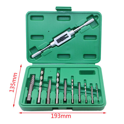 〖Follure〗11PCS Set Speed Out Screw Extractor Drill Bits Tool Broken Damaged Bolt Remover
〖Follure〗11PCS Set Speed Out Screw Extractor Drill Bits Tool Broken Damaged Bolt Remover
