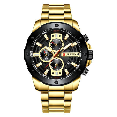 CURREN 8336 Man Quartz Wristwatch Luminous Date Display 110 Second Minute Second Chronograph Dial Stainless Steel Watchband Male
CURREN 8336 Man Quartz Wristwatch Luminous Date Display 110 Second Minute Second Chronograph Dial Stainless Steel Watchband Male