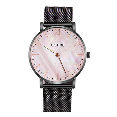 Simple Slim Watch Analog Quartz Waterproof Stainless Steel Mesh Strap Band Thin Casual Elegant Wrist Watches for Women Rose Gold
Simple Slim Watch Analog Quartz Waterproof Stainless Steel Mesh Strap Band Thin Casual Elegant Wrist Watches for Women Rose Gold