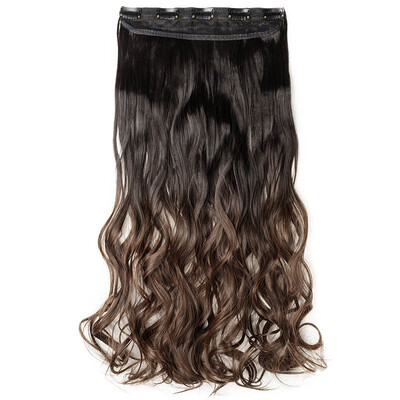 Ombre Synthetic Fiber Clips in on Hair Extension 34 Full Head One Piece 5 Clips Long Silky Curly Wavy
Ombre Synthetic Fiber Clips in on Hair Extension 34 Full Head One Piece 5 Clips Long Silky Curly Wavy