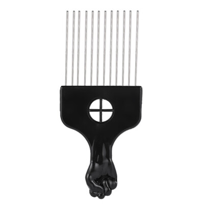 Metal Afro Comb African American Pick Comb Hair Brush Hairdressing Styling Tool Black Fist
Metal Afro Comb African American Pick Comb Hair Brush Hairdressing Styling Tool Black Fist