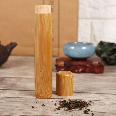 1Pc Round Shape Portable Handmade Natural Bamboo Tea Jar Storage Holder Container Box Home Use Tea Storage Bamboo Tea Container 
1Pc Round Shape Portable Handmade Natural Bamboo Tea Jar Storage Holder Container Box Home Use Tea Storage Bamboo Tea Container