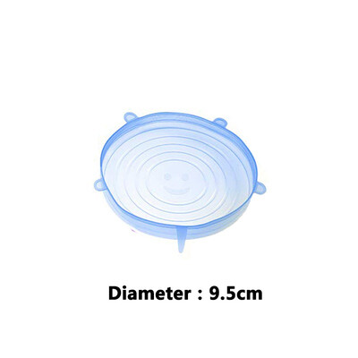 Elastic Seal Universal Silicone Saran Wrap Cover Clear Lids Food Bowl Pot Stretch Kitchen Vacuum Seal Bowls
Elastic Seal Universal Silicone Saran Wrap Cover Clear Lids Food Bowl Pot Stretch Kitchen Vacuum Seal Bowls