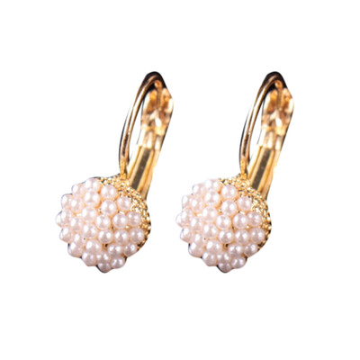 The 2019 Fashion Explosion Models Korean Jewelry Women Round Pearl Millet Bead Earrings
The 2019 Fashion Explosion Models Korean Jewelry Women Round Pearl Millet Bead Earrings