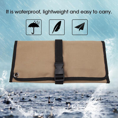 Greensen 45 x 32 cm Durable Waterproof Canvas Electrician Roll Up Hardware Tools Storage Bag
Greensen 45 x 32 cm Durable Waterproof Canvas Electrician Roll Up Hardware Tools Storage Bag