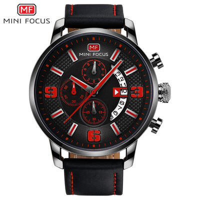 MINI FOCUS Mens Watch Sports Multifunction Alloy Quartz Watches Rotating Calendar Waterproof Leather Belt MF0025G
MINI FOCUS Mens Watch Sports Multifunction Alloy Quartz Watches Rotating Calendar Waterproof Leather Belt MF0025G