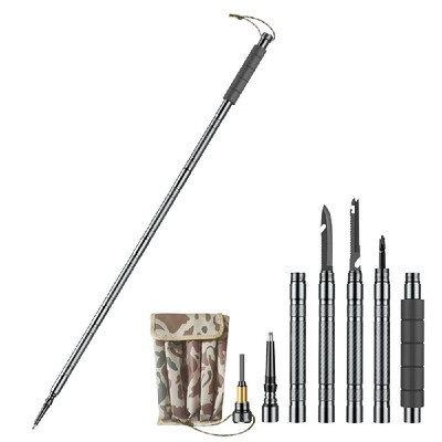 Outdoor Multi-purpose Trekking Pole Portable Aluminium Alloy Hiking Walking Stick Mountaineering Camping Tools
Outdoor Multi-purpose Trekking Pole Portable Aluminium Alloy Hiking Walking Stick Mountaineering Camping Tools
