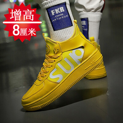Autumn high mens shoes yellow students increased board shoes hip-hop sports leisure 45 yards 46 tide shoes
Autumn high mens shoes yellow students increased board shoes hip-hop sports leisure 45 yards 46 tide shoes