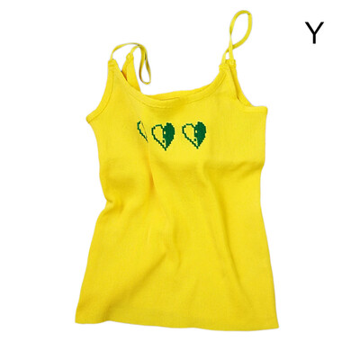Fashion Wild Love Embroidered Camisole Slim Self-cultivation Camisole Female Knit Bottoming Camisole
Fashion Wild Love Embroidered Camisole Slim Self-cultivation Camisole Female Knit Bottoming Camisole
