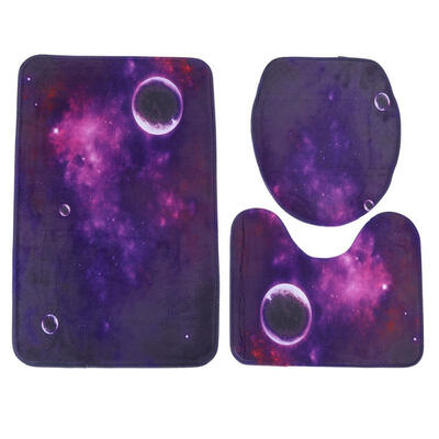 Greensen 3pcsset Starry Sky Printing Anti-skid Toilet Lid Bathroom Decoration Water Absorbent Mat Set
Greensen 3pcsset Starry Sky Printing Anti-skid Toilet Lid Bathroom Decoration Water Absorbent Mat Set