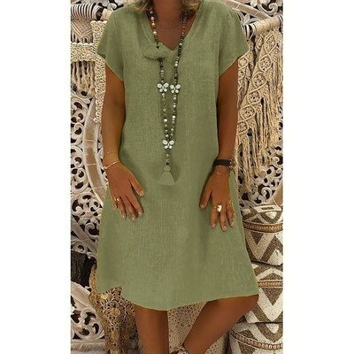 〖Follure〗Women Summer Style Feminino Vestido T-shirt Cotton Casual Plus Size Ladies Dress
〖Follure〗Women Summer Style Feminino Vestido T-shirt Cotton Casual Plus Size Ladies Dress