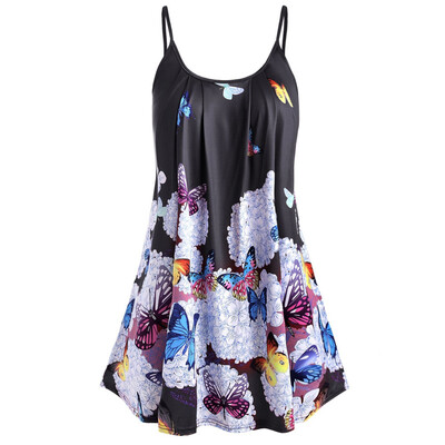 Roseonmyhand Plus Size Fashion Women Butterfly Printed O-Neck Camis Tops Casual Blouse
Roseonmyhand Plus Size Fashion Women Butterfly Printed O-Neck Camis Tops Casual Blouse