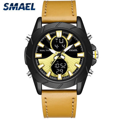 SMAEL1386 Male Digital Sport Wristwatches Waterproof Leather Watches Multifunctional Military Watch For Outdoor
SMAEL1386 Male Digital Sport Wristwatches Waterproof Leather Watches Multifunctional Military Watch For Outdoor