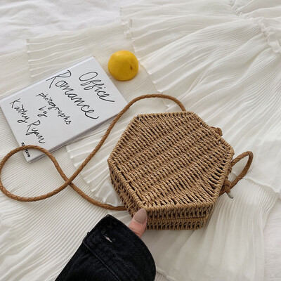 Tailored Womens Fashion Retro Woven Shoulder Bag Solid Color Handbag Woven Bag Beach Bag
Tailored Womens Fashion Retro Woven Shoulder Bag Solid Color Handbag Woven Bag Beach Bag