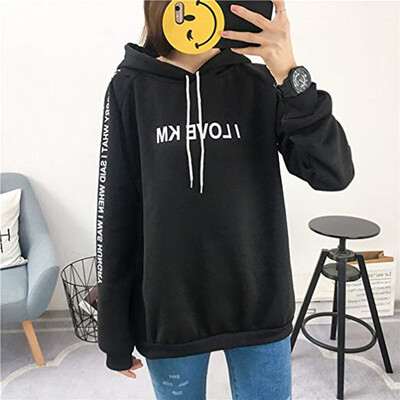 Starmoon Fashion Women Letter Print Hooded Long Sleeve Sweatshirt Pullover Hoodie Top
Starmoon Fashion Women Letter Print Hooded Long Sleeve Sweatshirt Pullover Hoodie Top