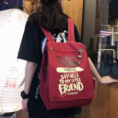 Old school bags shoulder bags womens Korean version of Harajuku Uzzang campus bags mens large-capacity backpacks fashion
Old school bags shoulder bags womens Korean version of Harajuku Uzzang campus bags mens large-capacity backpacks fashion
