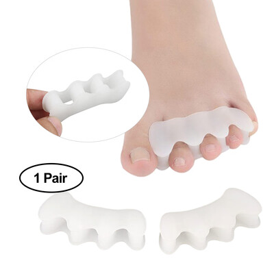 1 Pair Toe Separators Straightener Three Holes Toe Spacers Corrector Foot Care Tool for Men&Women
1 Pair Toe Separators Straightener Three Holes Toe Spacers Corrector Foot Care Tool for Men&Women