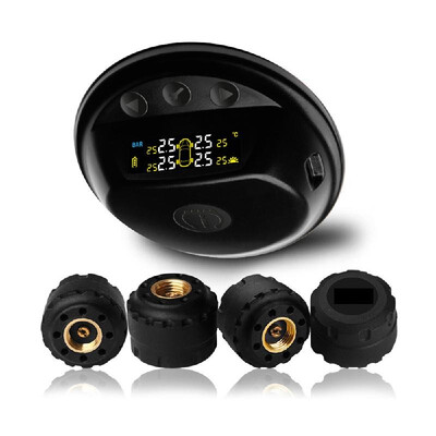 Tire Pressure Monitor with 4 Valve Cap Sensors Wireless Touch Keys Tire Pressure Monitoring System Solar Powered TPMS Adsorbed Ins
Tire Pressure Monitor with 4 Valve Cap Sensors Wireless Touch Keys Tire Pressure Monitoring System Solar Powered TPMS Adsorbed Ins
