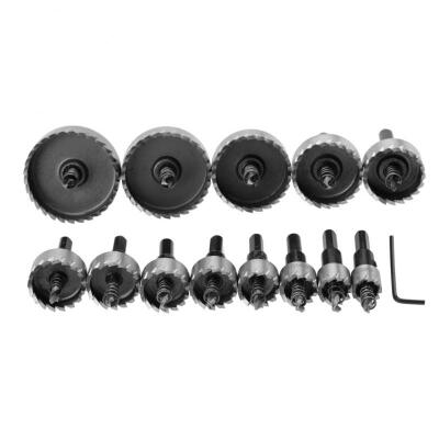 Greensen 13pcsset 16-53mm High Speed Steel Holesaw Cutter Hole Saw with Core Drill Bit
Greensen 13pcsset 16-53mm High Speed Steel Holesaw Cutter Hole Saw with Core Drill Bit