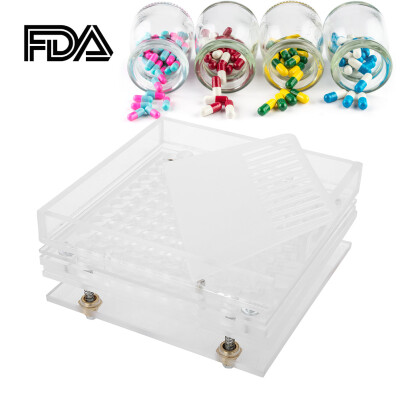 Greensen 8 Types 100 Holes Empty Capsule Filler With Powder Spreader Plates Capsules Filling Tool Capsule Manual Filler
Greensen 8 Types 100 Holes Empty Capsule Filler With Powder Spreader Plates Capsules Filling Tool Capsule Manual Filler