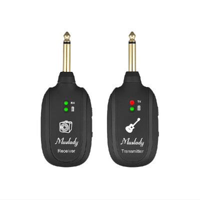 Muslady UHF Guitar Wireless System Transmitter Receiver Built-in Rechargeable Lithium Battery Max 50M Transmission Range for Elec
Muslady UHF Guitar Wireless System Transmitter Receiver Built-in Rechargeable Lithium Battery Max 50M Transmission Range for Elec