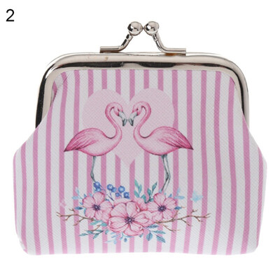 Cartoon Flamingo Faux Leather Coin Purse Bag Earphone Key Case Women Mini Wallet 
Cartoon Flamingo Faux Leather Coin Purse Bag Earphone Key Case Women Mini Wallet