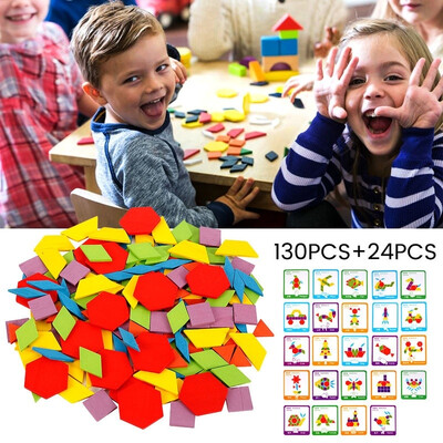 155PCS Creative Shape DIY Wooden Puzzles Montessori Jigsaw Brain Teaser Learning Toys
155PCS Creative Shape DIY Wooden Puzzles Montessori Jigsaw Brain Teaser Learning Toys