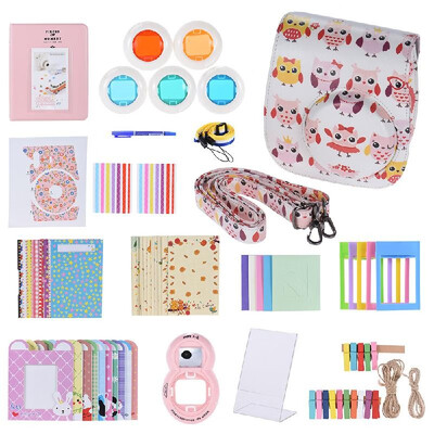 Andoer 14 in 1 Accessories Kit for Fujifilm Instax Mini 888s9 w Camera CaseStrapStickerSelfie Lens5Colored FilterAlbum
Andoer 14 in 1 Accessories Kit for Fujifilm Instax Mini 888s9 w Camera CaseStrapStickerSelfie Lens5Colored FilterAlbum