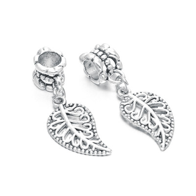 Tibetan Style Zinc Alloy European Dangle Beads Leaf Lead Free & Nickel Free Antique Silver 31mm Hole 45mm
Tibetan Style Zinc Alloy European Dangle Beads Leaf Lead Free & Nickel Free Antique Silver 31mm Hole 45mm