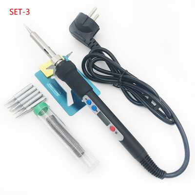 New Solder Iron LCD Digital Display Adjustable Temperature Electric Soldering Iron 220V Welding Rework Repair Tools EU Plug
New Solder Iron LCD Digital Display Adjustable Temperature Electric Soldering Iron 220V Welding Rework Repair Tools EU Plug