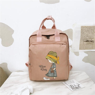 Women Backpack Retro Cartoon Printing Nylon Waterproof Shoulder Bags School Backpacks For Teenage Travel Backpack
Women Backpack Retro Cartoon Printing Nylon Waterproof Shoulder Bags School Backpacks For Teenage Travel Backpack