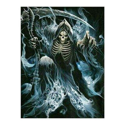 Skeleton of Death Diamond Painting Full Round halloween portrait New DIY Toy sticking drill cross embroidery 5D decorative
Skeleton of Death Diamond Painting Full Round halloween portrait New DIY Toy sticking drill cross embroidery 5D decorative