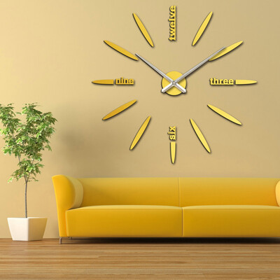 Toponeto Modern Large 3D DIY Mirror Surface Art Wall Clock Sticker Home Office Room Decor
Toponeto Modern Large 3D DIY Mirror Surface Art Wall Clock Sticker Home Office Room Decor