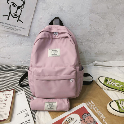 Tailored Fashion Student Waterproof Backpack Casual Large Capacity Travel 2 Piece Set
Tailored Fashion Student Waterproof Backpack Casual Large Capacity Travel 2 Piece Set