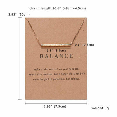 New Gold-color Balance Wood Straight Bar Alloy Clavicle snake Pendant Short Necklace for women Birthday Gift Jewelry
New Gold-color Balance Wood Straight Bar Alloy Clavicle snake Pendant Short Necklace for women Birthday Gift Jewelry