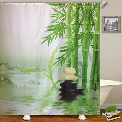 Greensen Bamboo Pattern Waterproof Polyester Shower Bath Curtain with 12 Hooks Shower CurtainBath Curtain
Greensen Bamboo Pattern Waterproof Polyester Shower Bath Curtain with 12 Hooks Shower CurtainBath Curtain
