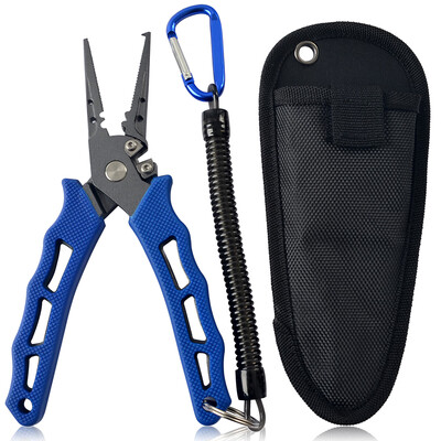 73 Inch Fishing Pliers Hook Removers Split Ring Line Cutters Fishing Multi Tools with Sheath&Lanyard
73 Inch Fishing Pliers Hook Removers Split Ring Line Cutters Fishing Multi Tools with Sheath&Lanyard