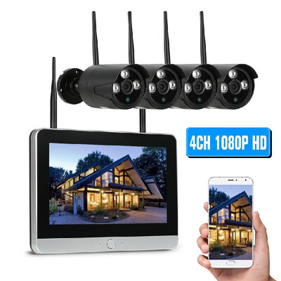 4CH 1080P HD WiFi NVR Kit 115 LCD Screen Monitor with 4pcs 1080P 20MP Wireless WiFi Waterproof Outdoor Bullet IP Camera Support
4CH 1080P HD WiFi NVR Kit 115 LCD Screen Monitor with 4pcs 1080P 20MP Wireless WiFi Waterproof Outdoor Bullet IP Camera Support