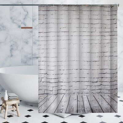 Greensen 180200cm Gray Wall Pattern Shower Bath Curtain Waterproof Bathroom Curtain Hanging Hooks
Greensen 180200cm Gray Wall Pattern Shower Bath Curtain Waterproof Bathroom Curtain Hanging Hooks