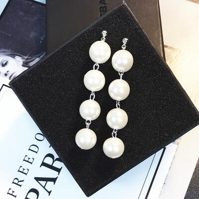 Trendy Long Statement Cute Pearl Beaded Drop Earrings For Women Fashion Jewelry Boucle Doreille Femme 2019 Brincos Oorbellen
Trendy Long Statement Cute Pearl Beaded Drop Earrings For Women Fashion Jewelry Boucle Doreille Femme 2019 Brincos Oorbellen